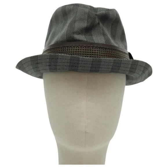LOUIS VUITTON Hat Cotton S Gray LV - Picture 1 of 12